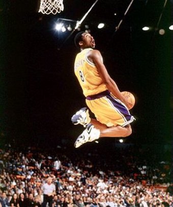 Kobe Bryant in action